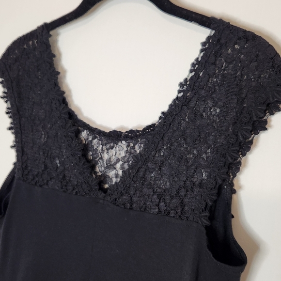 Express lace front v back tank black large - Picture 11 of 16